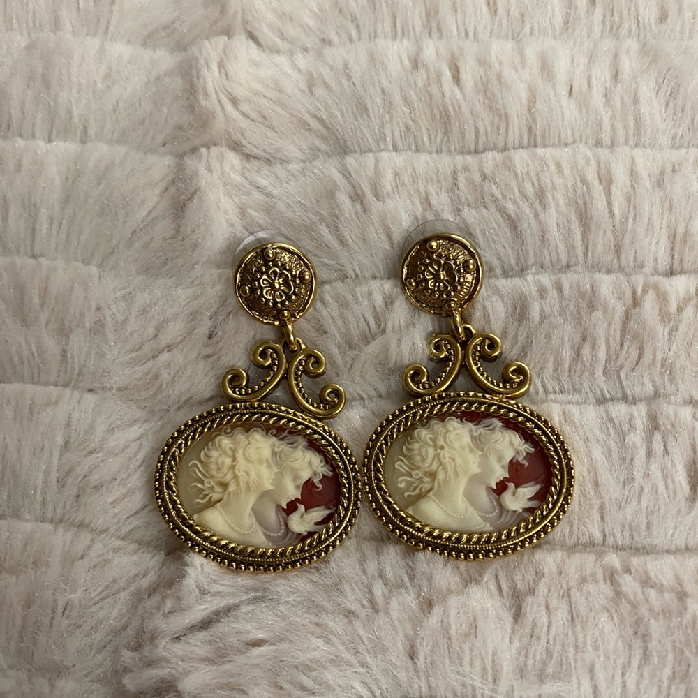 Timeless Cameo Earrings